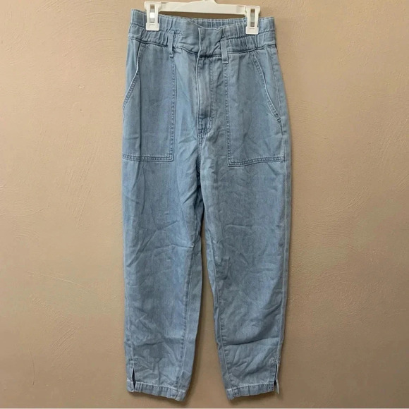 Adriano Goldschmied Paperbag Renn Cropped Jeans - Picture 5 of 14